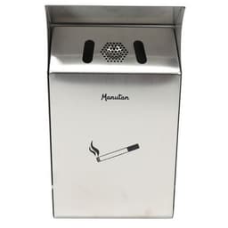 Cendrier mural design Manutan - 3L - Inox 304 - Image 2
