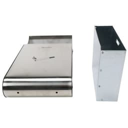 Cendrier mural design Manutan - 3L - Inox 304 - Image 6