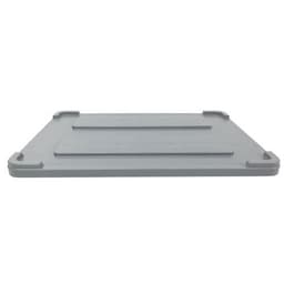 Couvercle pour bac gerbable 550 l gris - Image 2
