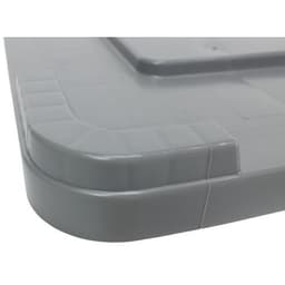 Couvercle pour bac gerbable 550 l gris - Image 4