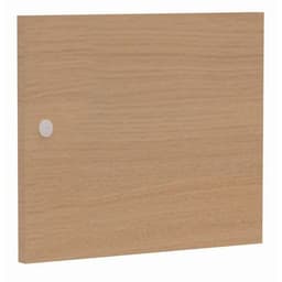 Porte 1 case avec serrure à clé avec fente chêne clair - Image principale