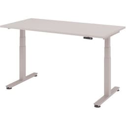 Bureau électrique mémoire 160 x 80 cm Gris - Image principale