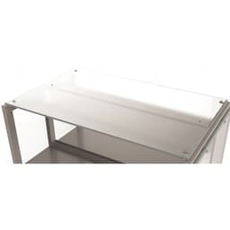 Toit de finition Ellipse en verre dépoli pour rayonnage double face - Image principale