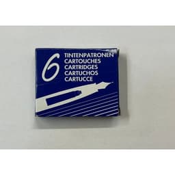 Cartouche encre internationale (Etui de 6) - bleu - Image principale