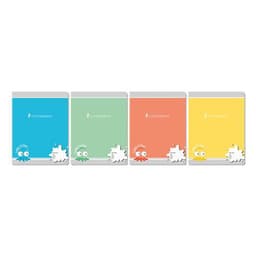 Cahier 17x22 cm super 90g 32 pages seyes 10x10 interligne 2,5 mm - Image principale