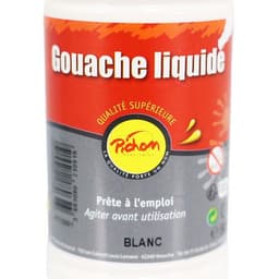 Flacon gouache liquide 500 ml pichon avec bec verseur - blanc - Image 5