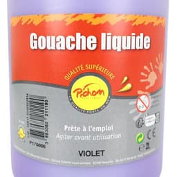 Flacon 2 litres gouache pichon avec bec verseur - violet - Image 2