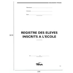 Registre matricule 200 élèves 21x29.7 cm 48 pages réf P12 - Image 2