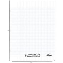 Cahier polypropylène 90g 96 pages seyes 24x32 cm - incolore - Image 4