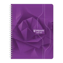 Cahier reliure hélicoïdale 17x22 cm 180 pages seyes 70g - Image 3