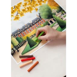 Boite 20 pastels tendres conte à paris 65 mm Ø 10 mm - Image 2