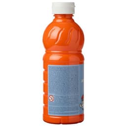 Flacon 500 ml, couleurs acryliques glossy lefranc & bourgeois - orange - Image 3