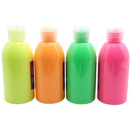 Assortiment de 4 flacons 250 ml gouache acrylique fluo Pichon - Image 3