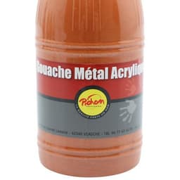 Flacon 250 ml gouache métal acrylique pichon - cuivre - Image 2