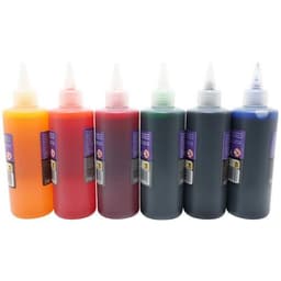 Lot de 6 flacons 200 ml encre à dessiner gel Pichon couleurs assorties - Image 2