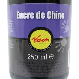 Flacon 250 ml encre de chine noire pichon - Image 2