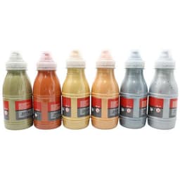 Assortiment de 6 flacons 250 ml. gouache métal pichon - Image 3