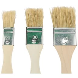 Lot de 3 brosses plates, manches plats - Image 2