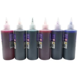 Lot de 6 flacons 200 ml encre à dessiner gel Pichon couleurs assorties - Image 2