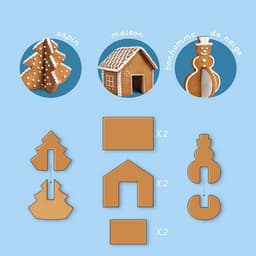 Emporte-pièces les Biscuits de Noël 3D - Image 4