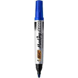 Marqueur permanent pointe ogive Bic  - bleu - Image 3