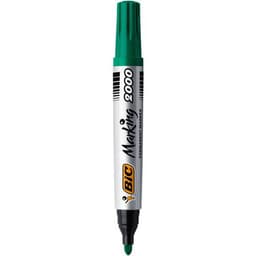 Marqueur permanent pointe ogive Bic - vert - Image 3