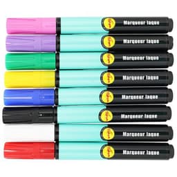 Marqueur peinture, laque brillante pichon, 6 ml - jaune - Image 5