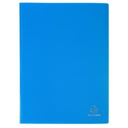 Reliure plastique 60 volets transparents - Bleu - Image principale