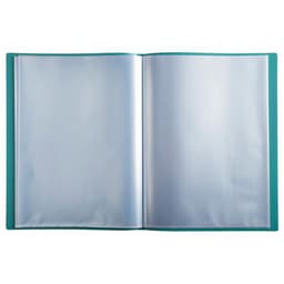Reliure plastique 60 volets transparents - Vert - Image 2