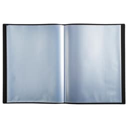 Reliure plastique 30 volets transparents A4 - Noir - Image 4