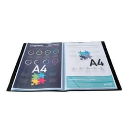 Reliure plastique 60 volets transparents - Noir - Image 3