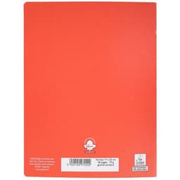 Cahier 17x22 cm 70g 48 pages seyes écolier NF 08 - Image 2