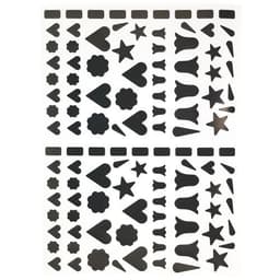 Pochette 40 feuilles gommettes (4500 gommettes) - Etoiles et clochettes - Image 8
