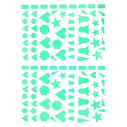 Pochette 40 feuilles gommettes (4500 gommettes) - Etoiles et clochettes - Image 9