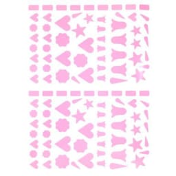 Pochette 40 feuilles gommettes (4500 gommettes) - Etoiles et clochettes - Image 6