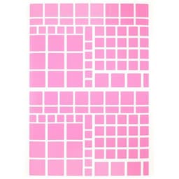 Pochette 40 feuilles gommettes (4900 gommettes) - carrées - Image 9