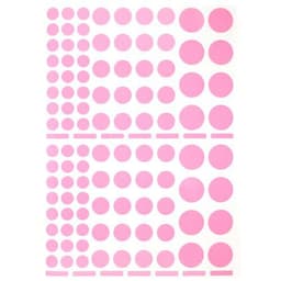 Pochette 40 feuilles gommettes (4150 gommettes) - rondes de différents diamètres - Image 3