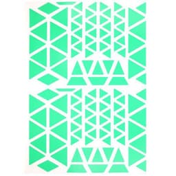 Pochette 40 feuilles gommettes (4800 gommettes) - triangulaires - Image 4