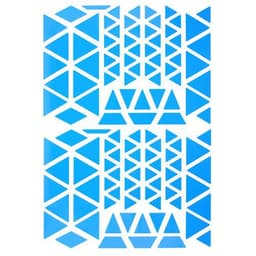 Pochette 40 feuilles gommettes (4800 gommettes) - triangulaires - Image 8