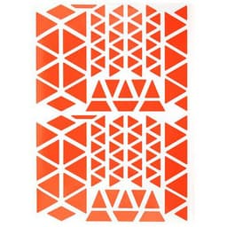 Pochette 40 feuilles gommettes (4800 gommettes) - triangulaires - Image 6