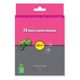 Pochette 24 feutres Pichon assortis pointe moyenne 2,7 mm - Image principale