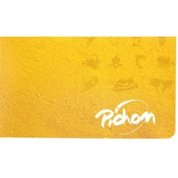Cahier piqûre 96 pages 24x32 cm seyes super 90g - Jaune - Image 3
