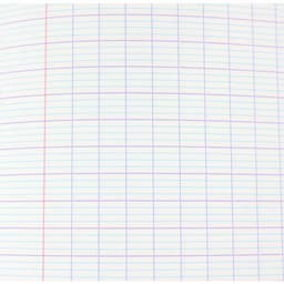Cahier piqûre 96 pages 24x32 cm seyes super 90g - Bleu - Image 3