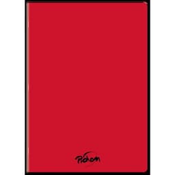 Cahier 96 pages Seyes 24x32 cm 80 g - Polypropylène rouge - Image principale