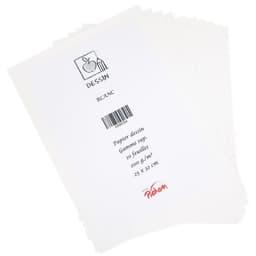 Feuille dessin blanc 200 g 25 x 32 cm gamme supérieure (Pochette de 10) - Image principale