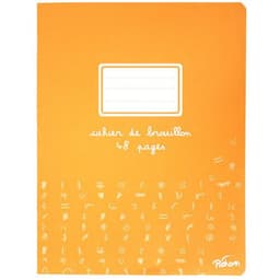 Cahier brouillon 48 pages papier extra blanc 17x22 cm 60g seyes - Image principale