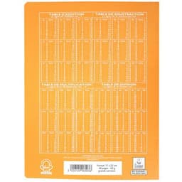 Cahier brouillon 48 pages papier extra blanc 17x22 cm 60g seyes - Image 3