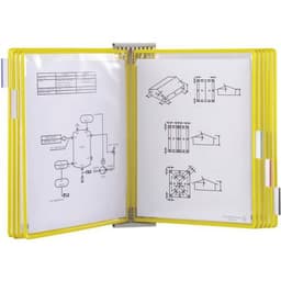 Extension pour support mural Tarifold - Nb de pochettes:10 - Jaune - Image 2