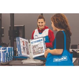 Le Kit pupitre Design + 10 pochettes polypropylène bleues A4 - Image 3