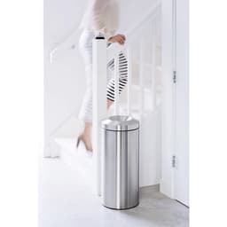 Poubelle à papier anti-feu - Inox - 30 L, Coloris : Argent - Image 2
